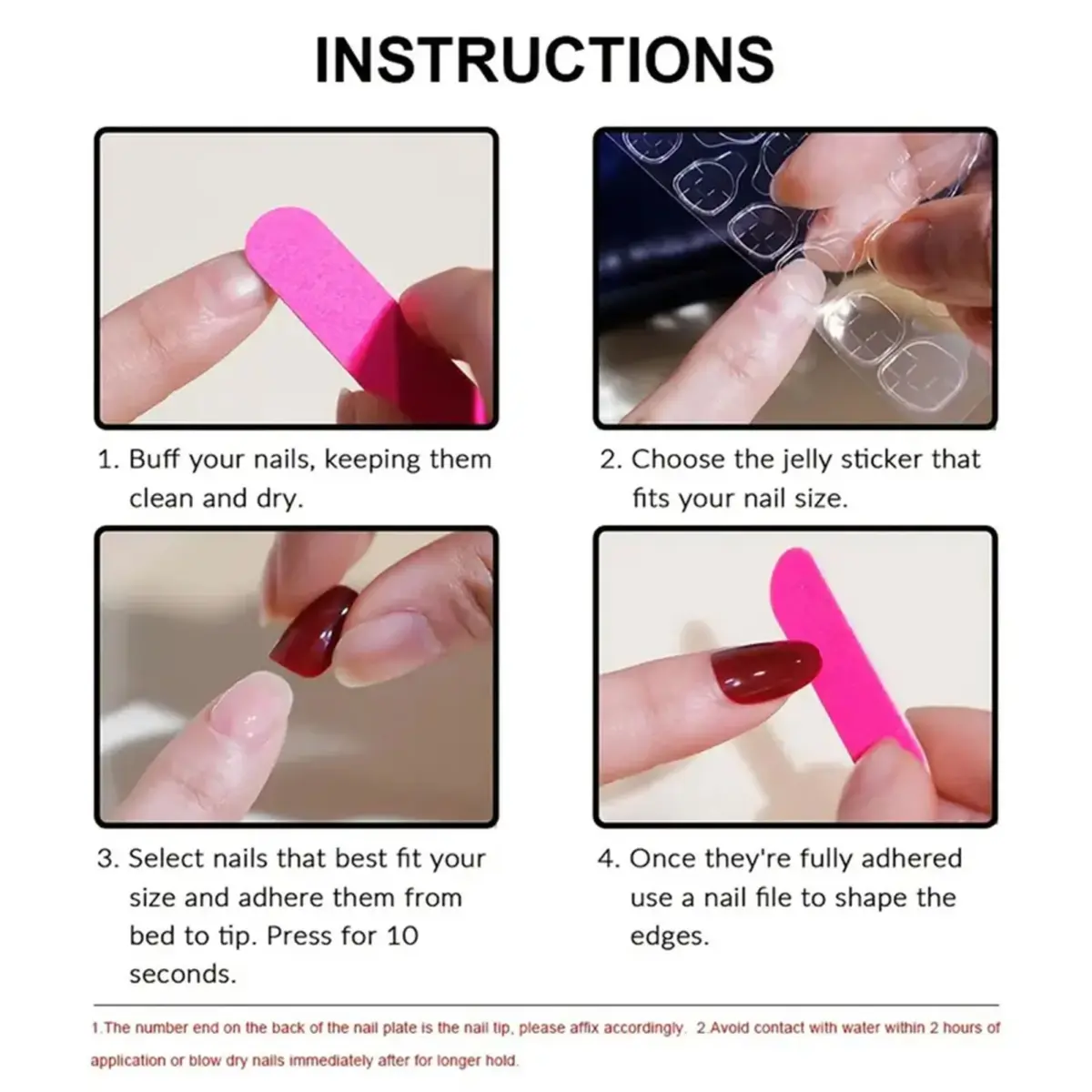 10pcs Strawberry Bloom – Almond Pink Aurora 3D Press‑On Gel Nails – Luxury Reusable Nail Set | Nails Luxe - Image 8