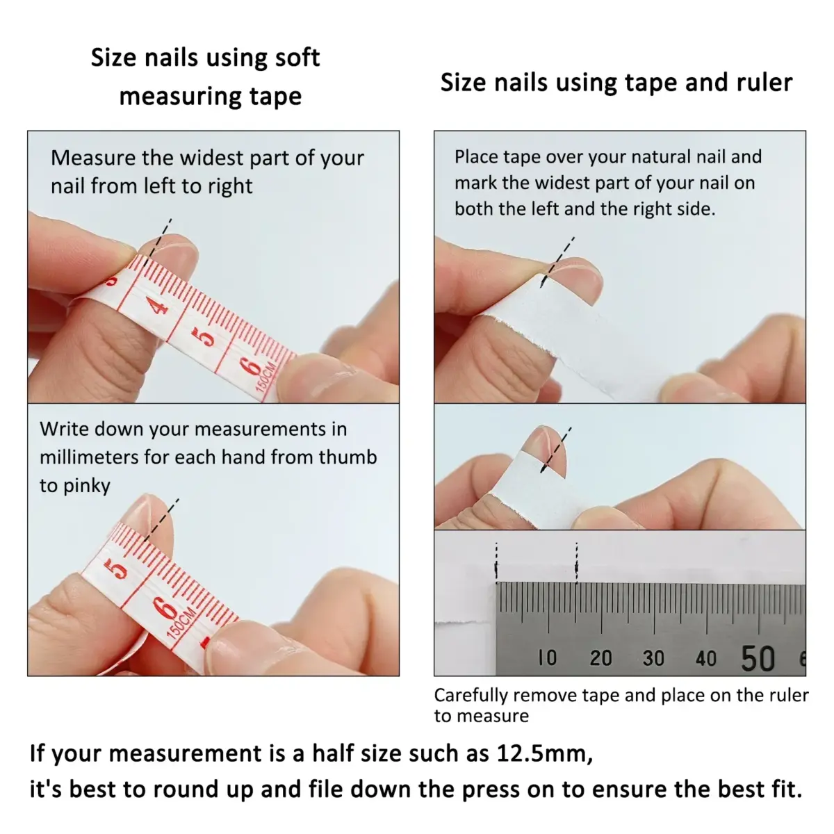 10Pcs Moonlit Tides – Long Ballerina Blue Press‑On Gel Nails with 3D Moon & Rhinestones | Nails Luxe - Image 6